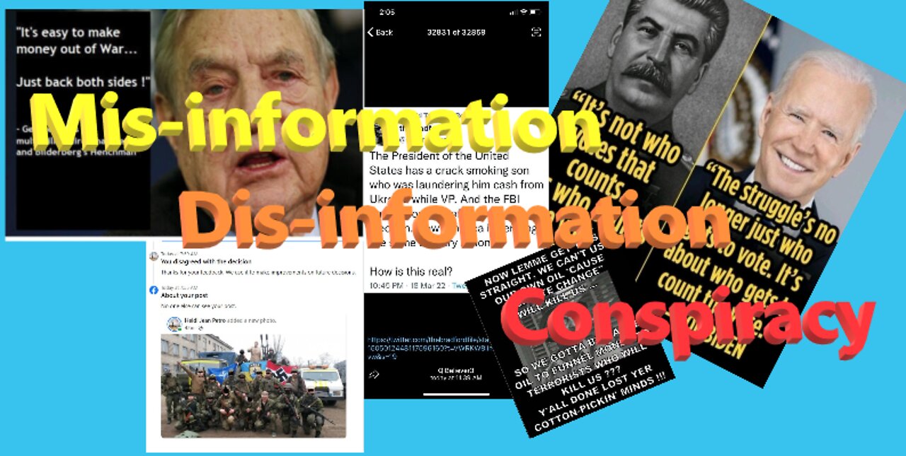 Let's Chat about Disinformation, Misinformation, and Conspiracys!