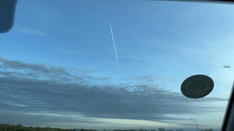 Early morning chemtrails over Waco,TX