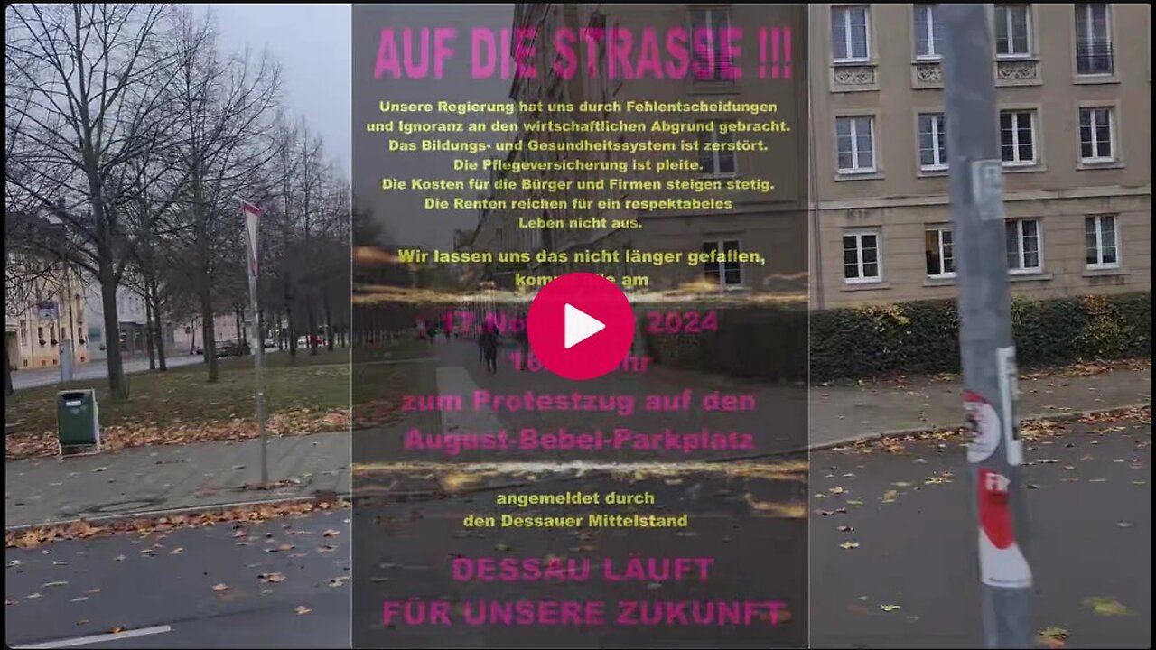 17.11.2024 Demo der Mittelstand läuft - Dessau - Sachsen-Anhalt