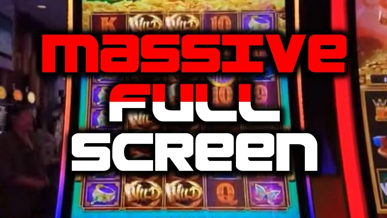 OMG! The Screen Expanded for a Mega Max Bet Jackpot!