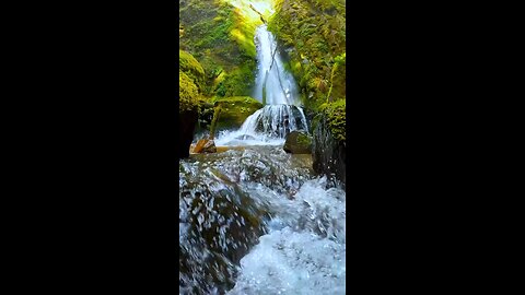 Wonderful waterfalls view