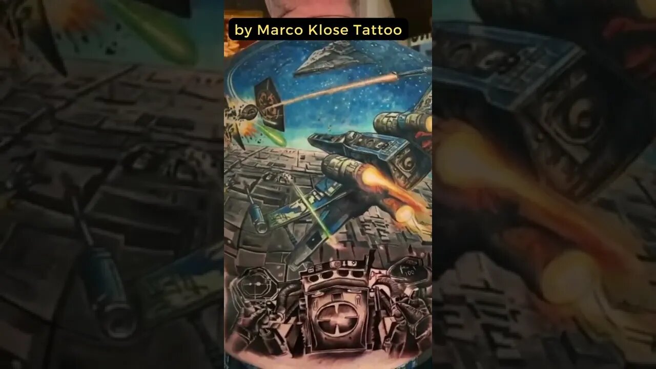 Stunning work by Marco Klose Tattoo #shorts #tattoos #inked #youtubeshorts