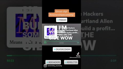“I’m building something…you heard it here first!” Li Jin on #indiehackers #podcast #creator #shorts