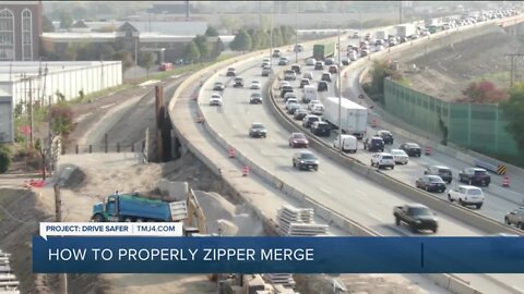 Project Drive Safer: Proper zipper merge technique helps reduce traffic delays