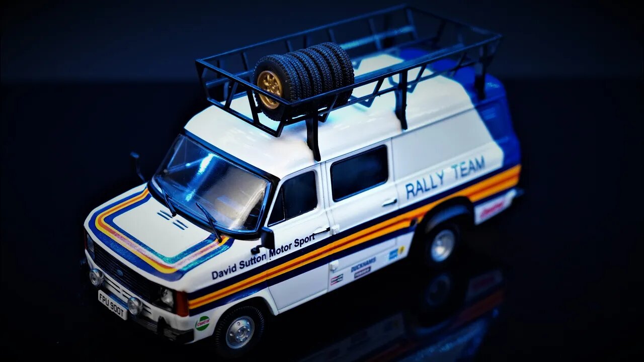 Ford Transit Phase 2 "Rally Assistance David Sutton Motor Sport" - Altaya 1/43 - UNDER 2 MINUTES