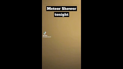 Meteor shower tonight by waqar zaka