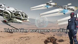 Star Citizen - Distortion Weapons in Action