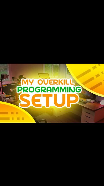 2022 Programming Desk Setup - Overkill Edition #shorts