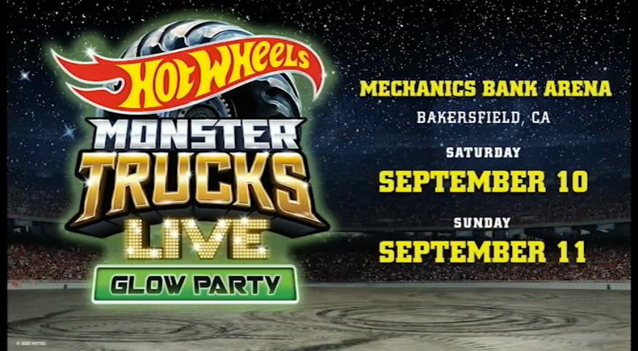 Hot Wheels Monster Trucks Live Glow Party coming to Bakersfield