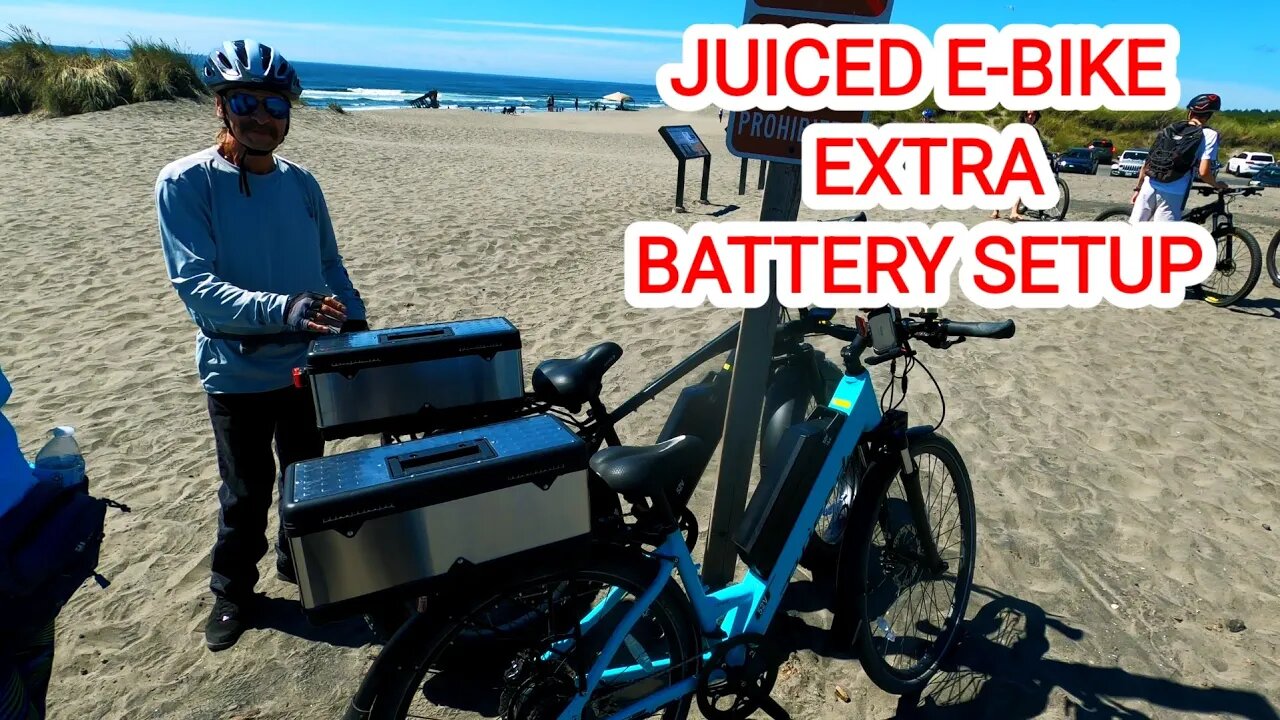 JUICED E-BIKE BATTERY SETUP!