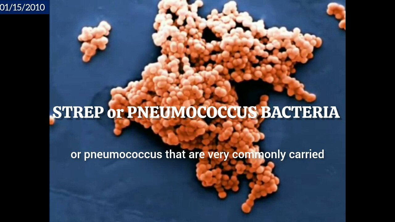 BACTERIAL PNEUMONIA => 1917-18 & 2020-22 - The 🔑 => MASKS: Breathing own Pneumococcus Bacteria