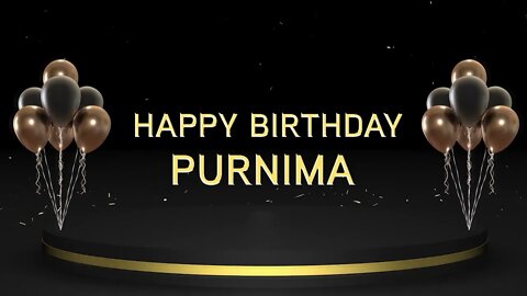 Wish you a very Happy Birthday Purnima