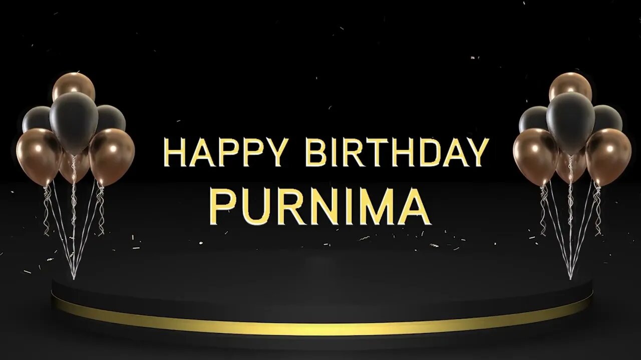 Wish you a very Happy Birthday Purnima