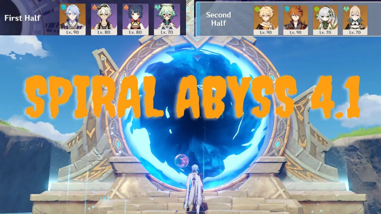 Spiral Abyss 4.1 Genshin impact #genshinimpact