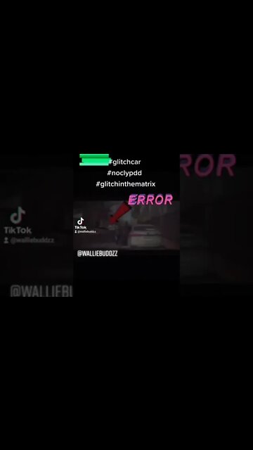 Glitch in the matrix