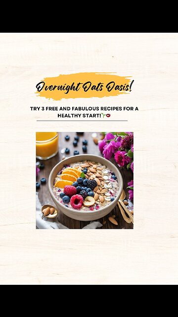 Overnight Oats Oasis! 🌱🥣