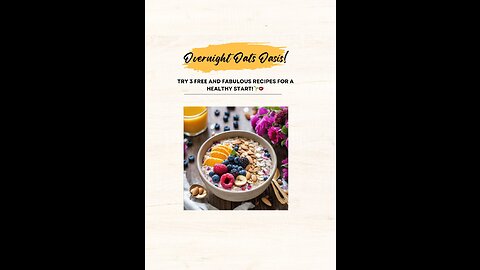 Overnight Oats Oasis! 🌱🥣