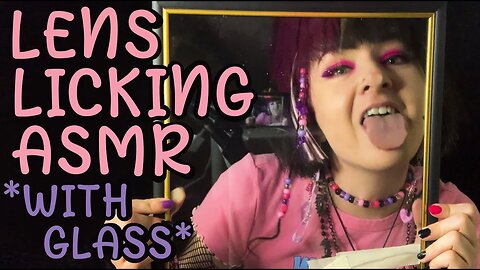 Lens Licking w Glass ASMR *Super Tingly*