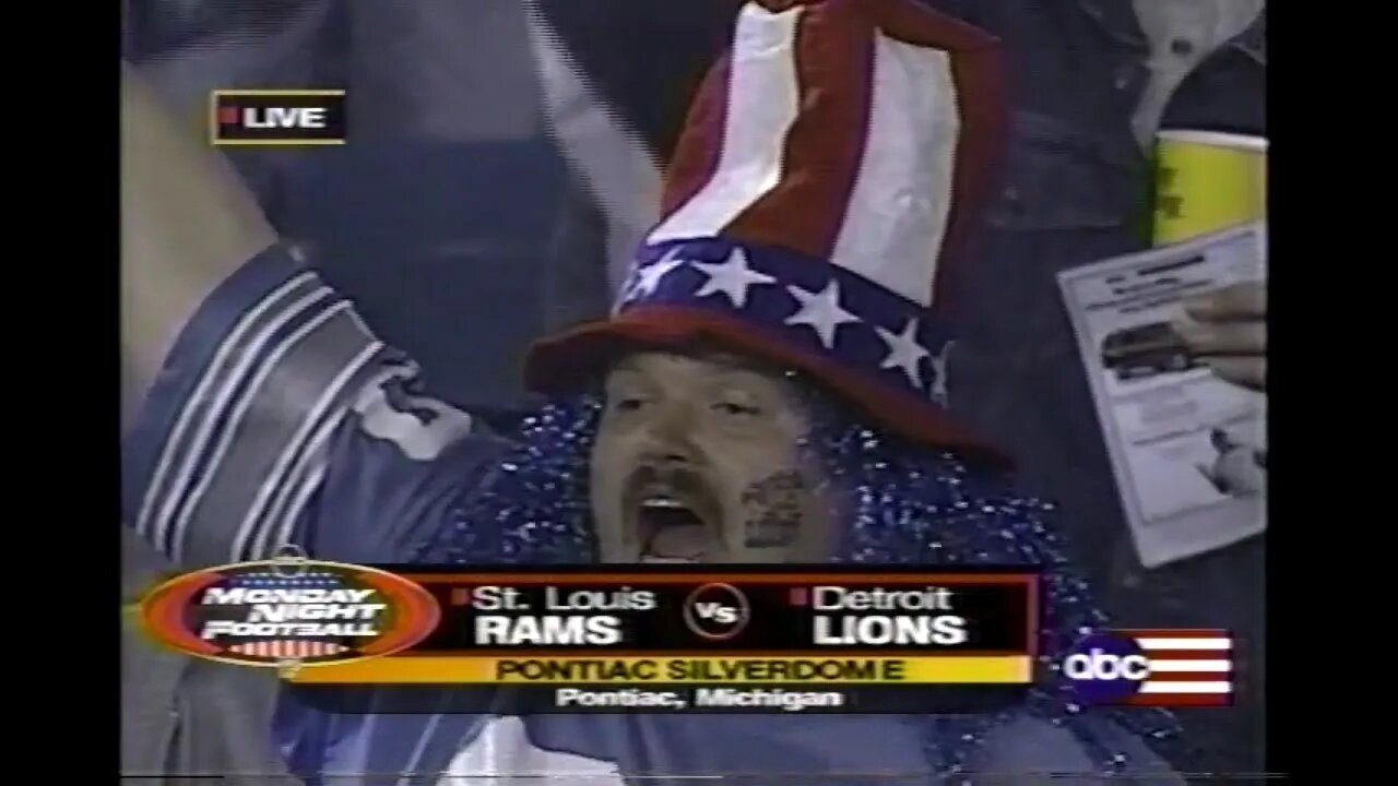 2001-10-08 St. Louis Rams vs Detroit Lions