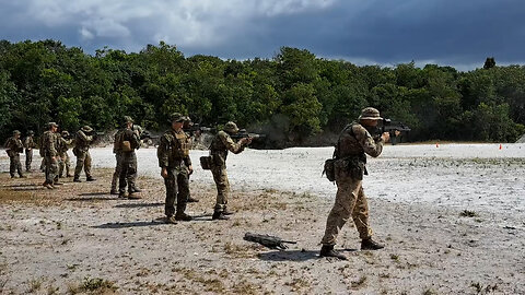 Range practice for international troops, Tradewinds23