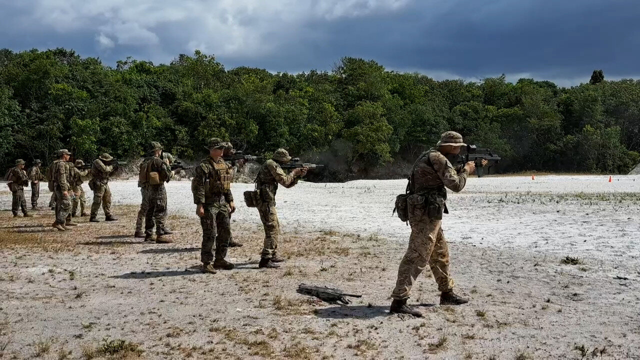 Range practice for international troops, Tradewinds23