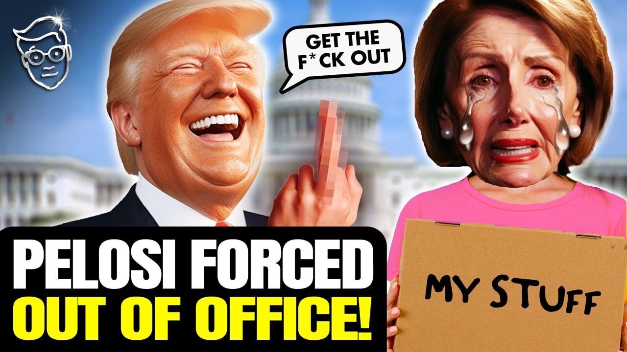 REVENGE: PELOSI HAS PUBLIC MELT-DOWN AS SHE'S EVICTED FROM OFFICE IN US CAPITOL | TOTAL HUMILIATION!