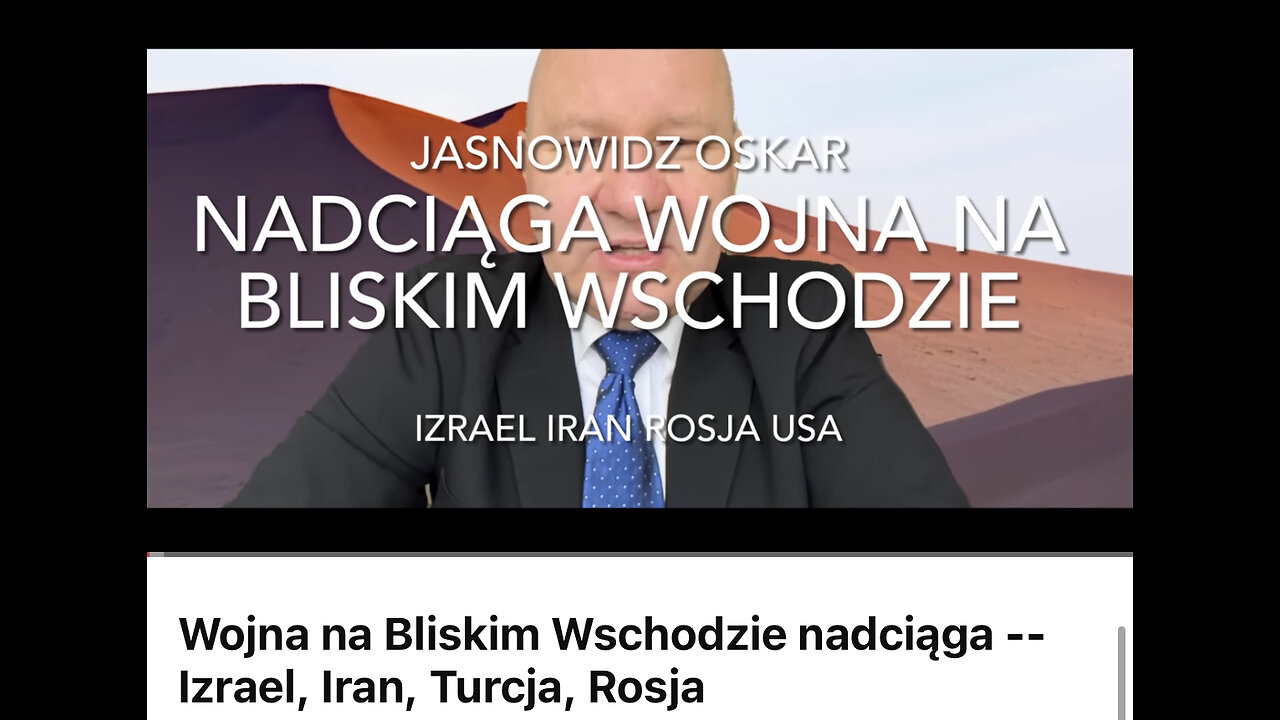 Nowa wojna na Bliskim Wschodzie - Izrael - Iran, Turcja, Rosja