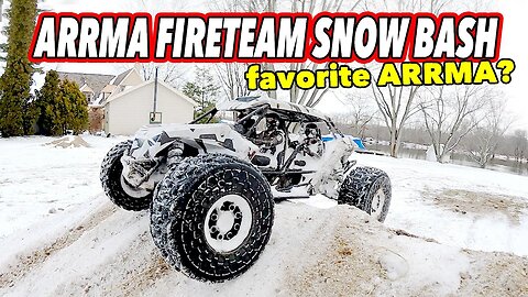 ARRMA Fireteam SNOW BASH! Is This My Favorite ARRMA?