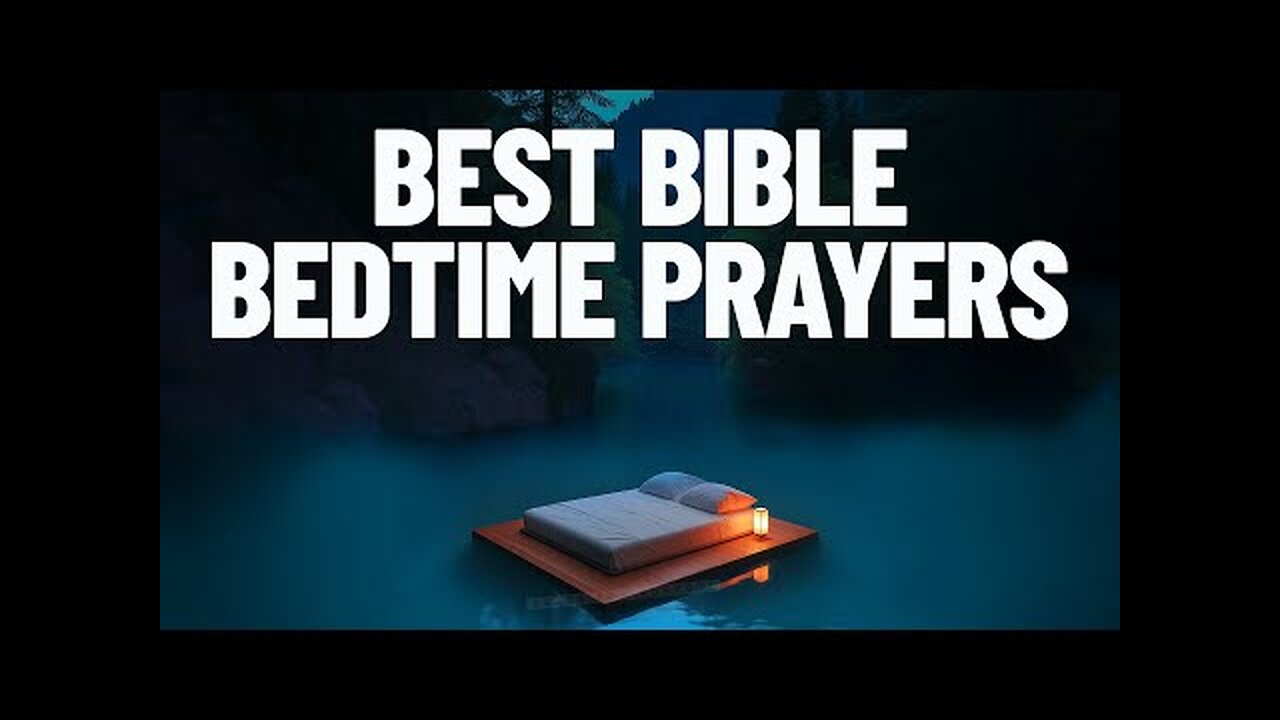 Anointed Prayers To Fall Asleep | Peaceful Bible Sleep Talk Down To Invite God's Presence