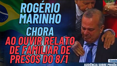 EMOCIONANTE | ROGÉRIO MARINHO caiu no choro com DEPOIMENTO de familiar de presos do 8/01