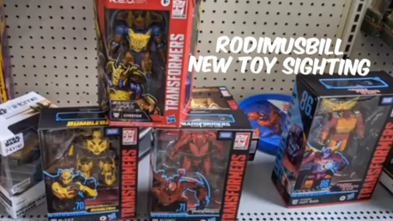 Transformers Studio Series B-127 (#70), Dino (#71) and R.E.D. Cheetor *Rodimusbill New Toy Sighting*