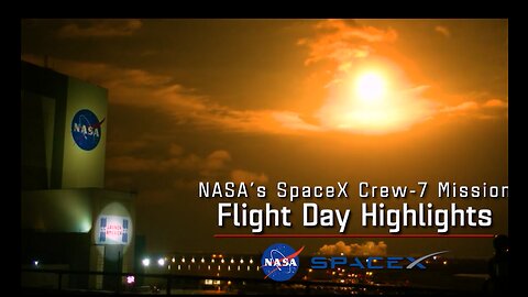 NASA Space x Crew-7 Flight Day