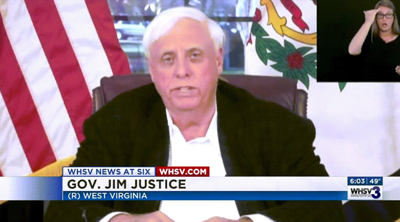 Gov .Jim Justice: "Some double jabbed might as well cock a gun at their head without booster"