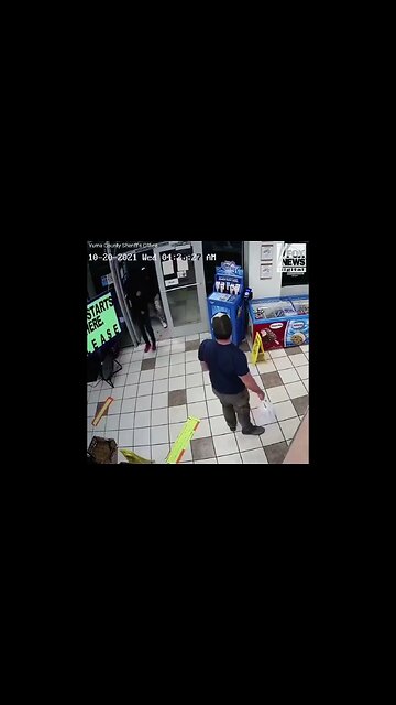 Marine Snatches armed Gunman's weapon like its his Job