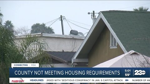 County not meeting housing requirements