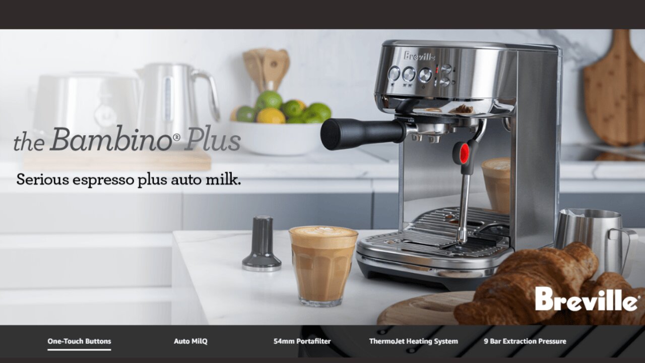 Breville the Bambino Plus Espresso Machine