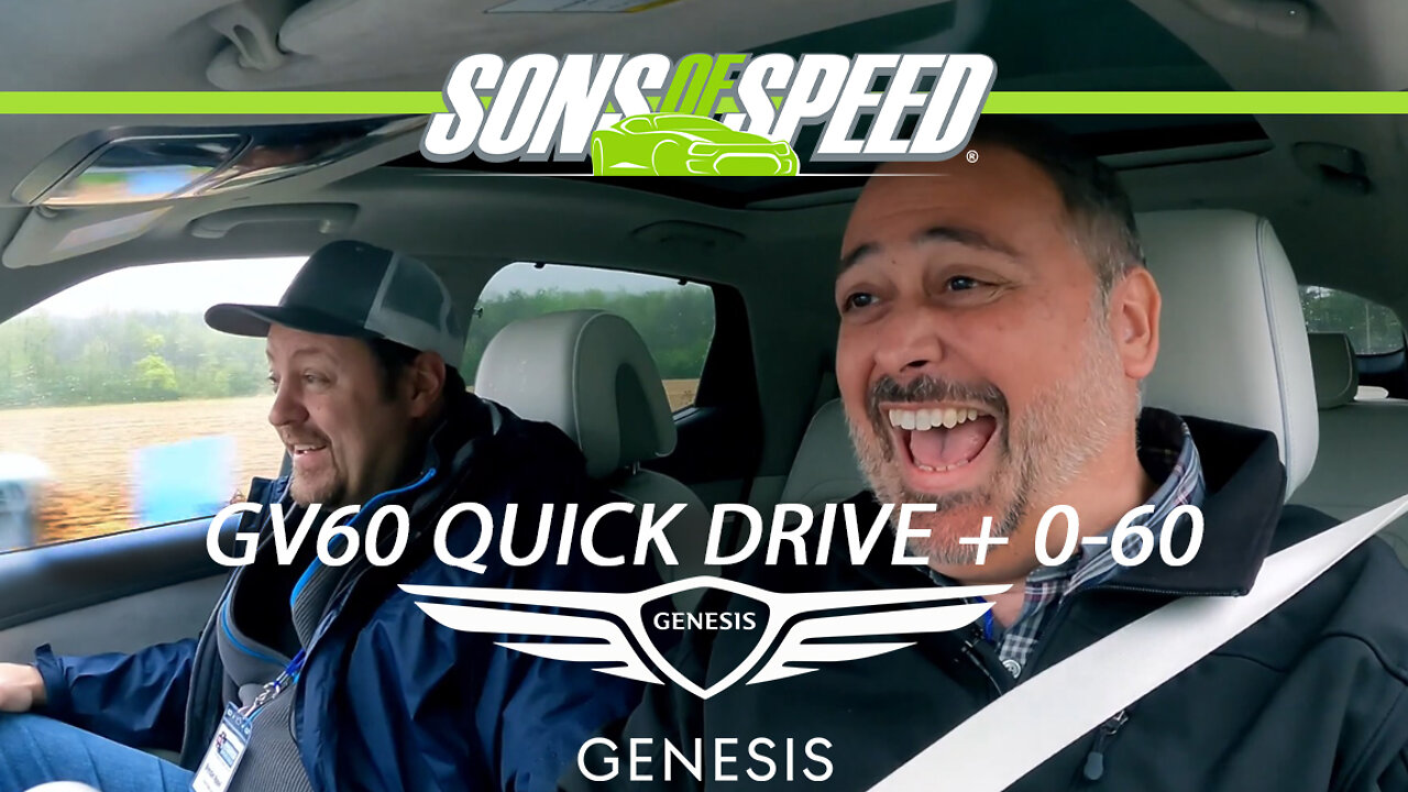 Our fastest 0-60mph ever in the rain! The 2023 Genesis GV60 Performance AWD