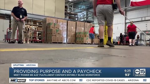 Blind workforce thriving at Phoenix fulfillment center