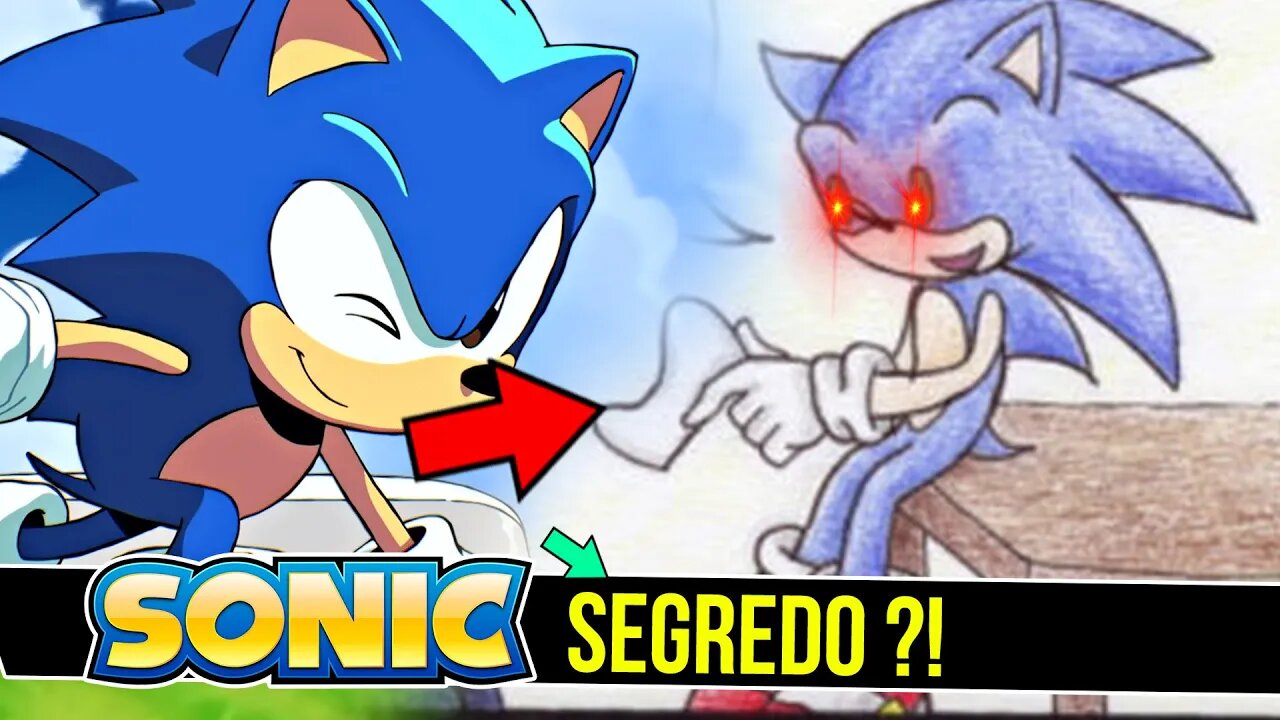 Olho do Sonic nunca foi Branco ?! - Segredo do Sonic