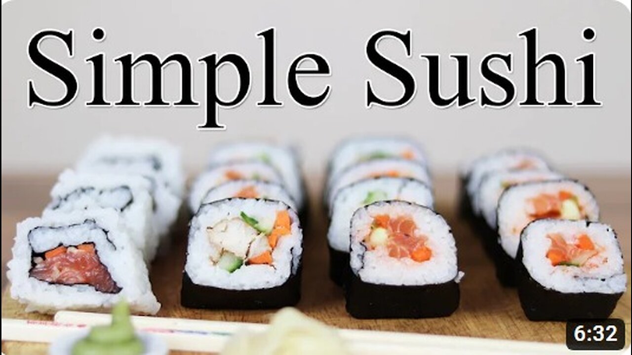 How to make simple Sushi at home