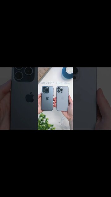 Blue Titanium Vs Sierra Blue iPhone! #shorts