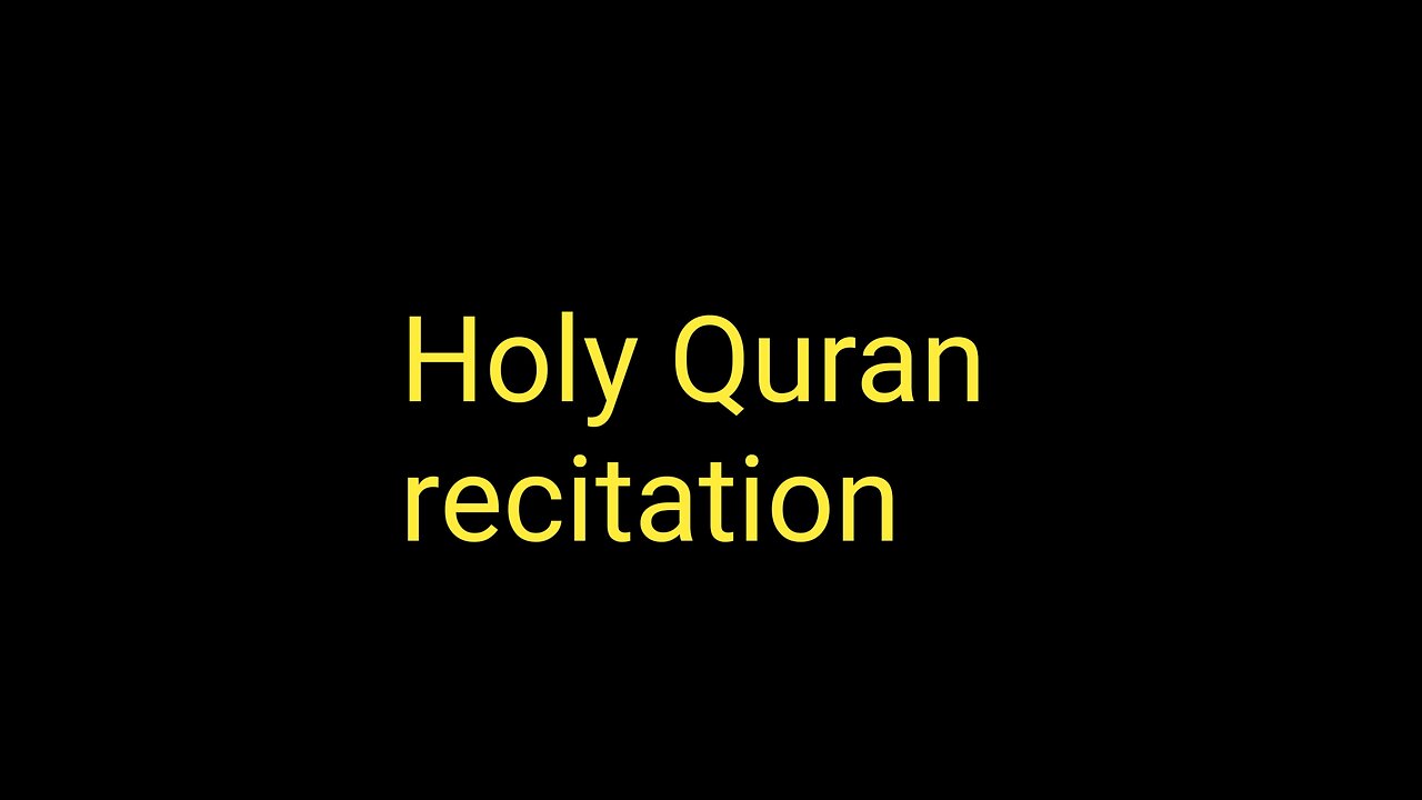 Quran recitation