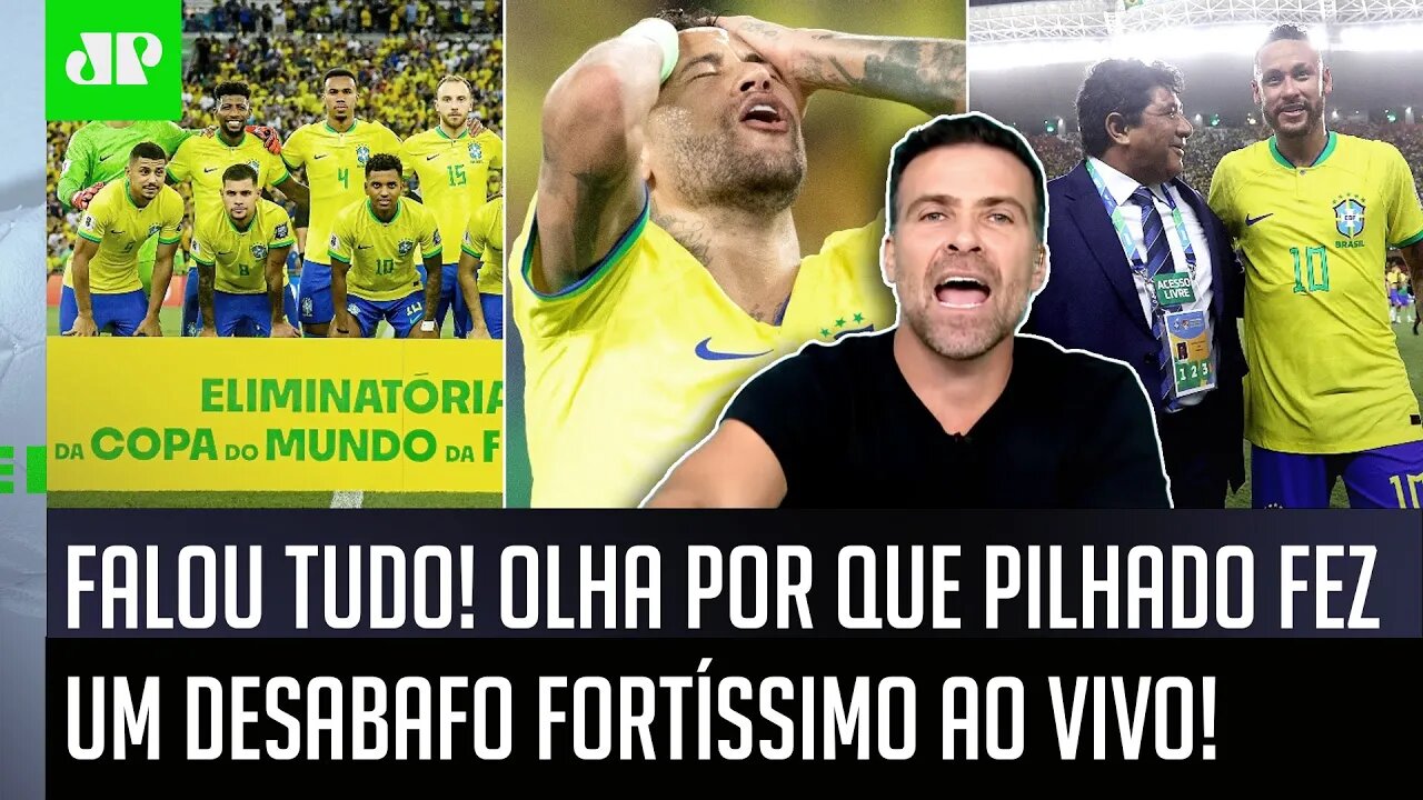 "OLHA A IMUNDICE DA CBF! NÃO DÁ pra torcer pela Seleção! É UMA VERGONHA como..." PILHADO DETONA!