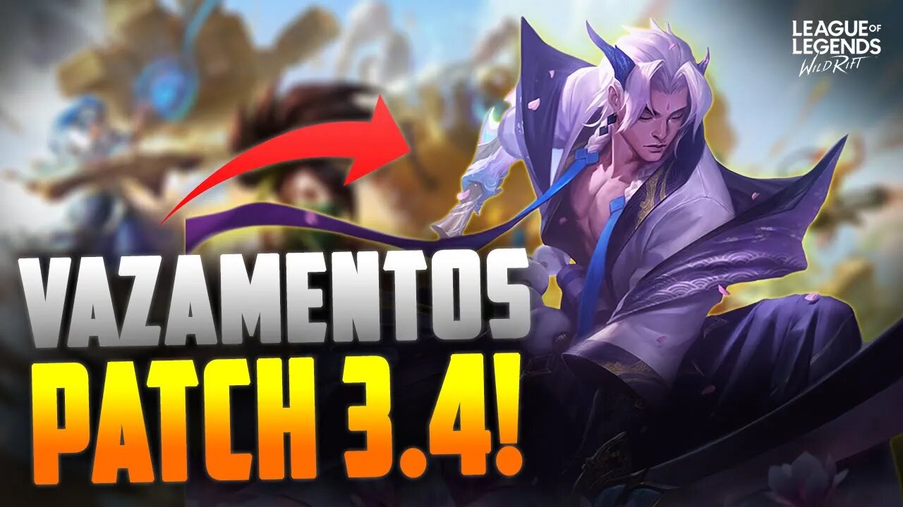 Novos CAMPEÕES e SKINS nos VAZAMENTOS do Patch 3.4 do Wild Rift!