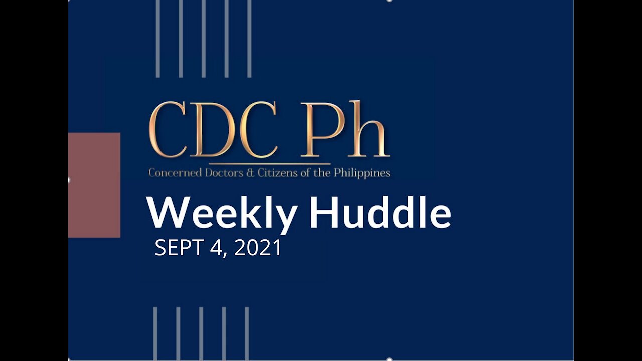 CDC PH Weekly Huddle Sept 4, 2021