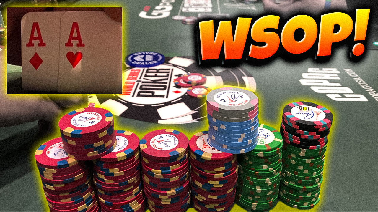 I RUINED his day with aces at the WSOP! // Mini Poker Vlog #2