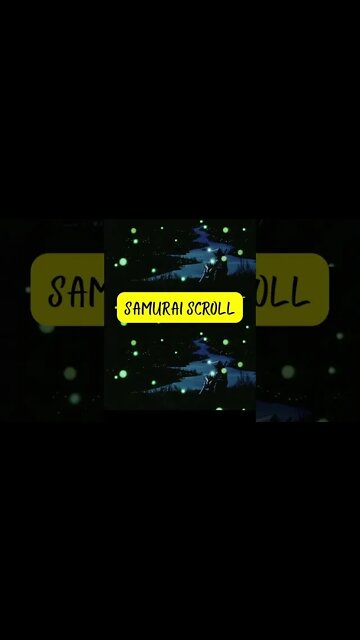 Samurai Scroll - Entre os dez melhores! - #shorts