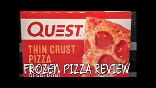 FROZEN PIZZA REVIEW Quest Thin Crust Pepperoni Pizza with Flourless Crust