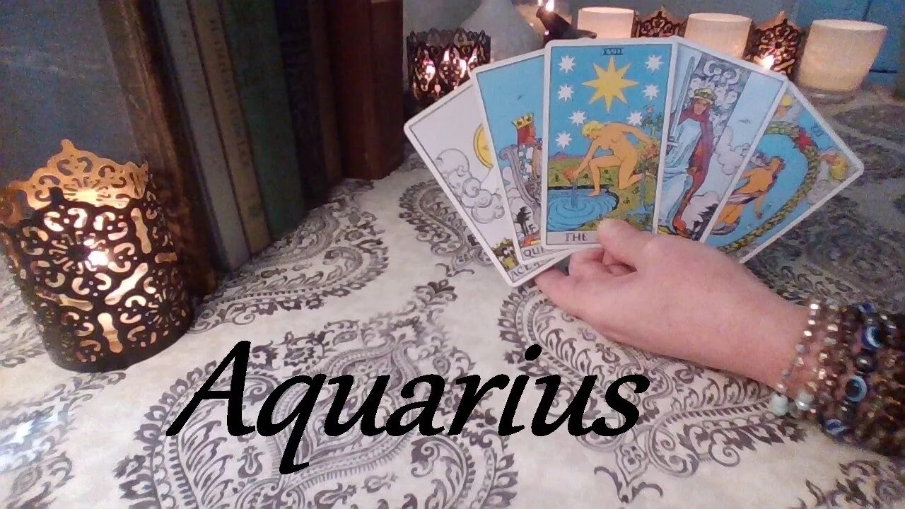 Aquarius ❤️ INTENSE CHEMISTRY Between The Two Of You Aquarius!! Future Love Tarot Reading