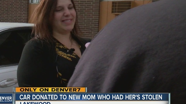 Car donated to new mom who had her's stolen